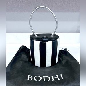 Bodhi Black and White bucket bag
